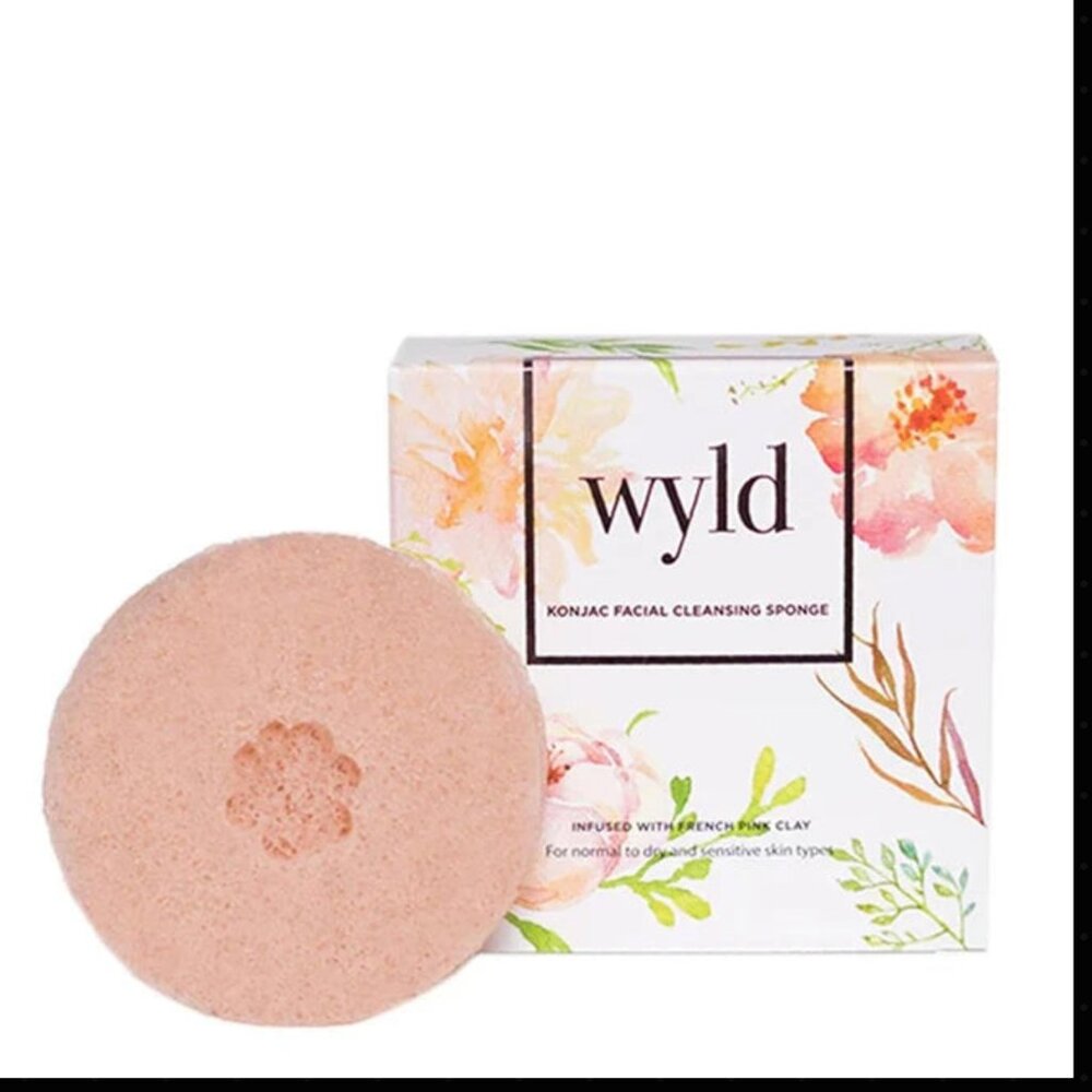 Wyld - French Pink Clay Konjac Sponge